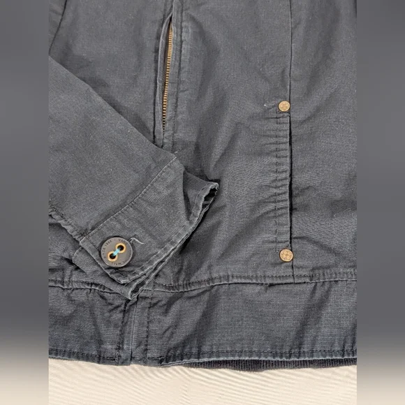 Vans Women's Blue Zip Up Casual Streetwear Skater Jacket 100% Cotton Size Large - Picture 4 of 15